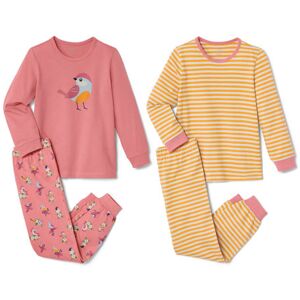 Tchibo - 2 Kleinkind-Pyjamas - Beige -Kinder - 100% Baumwolle - Gr.: 134/140 Baumwolle 1x 134/140 unisex