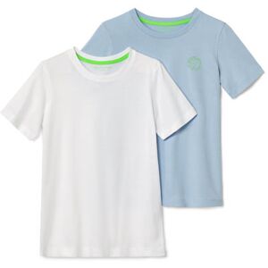 Tchibo - 2 Kinder-T-Shirts - Grün -Kinder - 100% Baumwolle - Gr.: 158/164 Baumwolle 1x 158/164 unisex