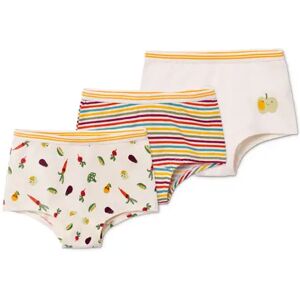 Tchibo - 3 Pantys - Weiss/Gestreift -Kinder - Gr.: 104 Baumwolle 1x 104 unisex