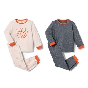Tchibo - 2 Kleinkinder-Pyjamas - Dunkelblau -Kinder - 100% Baumwolle - Gr.: 86/92 Baumwolle 1x 86/92 unisex