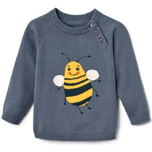 Tchibo - Kleinkinder-Feinstrickpullover - Dunkelblau -Kinder - 100% Baumwolle - Gr.: 86/92 Baumwolle  86/92 unisex