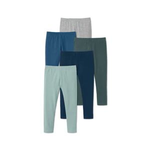 Tchibo - 5 Jersey-Leggings - Dunkelblau/Meliert -Kinder - Gr.: 62/68 Baumwolle 1x 62/68 unisex