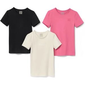 Tchibo - 3 Kinder-T-Shirts - Schwarz -Kinder - Gr.: 146/152 Baumwolle 1x 146/152 unisex