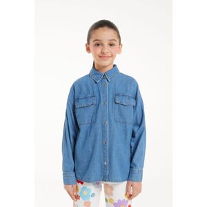 Tezenis Denim-Langarmshirt für Mädchen Mädchen Blau Größe 2-3