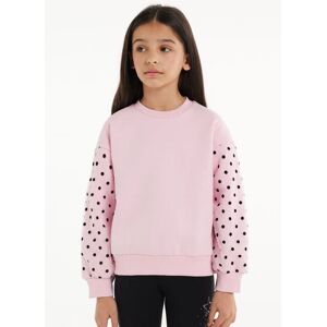 Tezenis Dickes Sweatshirt mit langen Ärmeln und mit Tüll Mädchen Rosa Größe 12-13