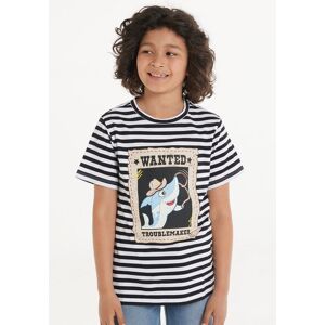 Tezenis T-Shirt aus Baumwolle mit Rundhalsausschnitt und Allover-Print Junge Streifen Größe 8-9