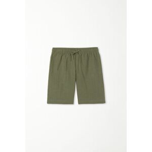 Tezenis Shorts mit Tunnelzug aus 100 % superleichter Baumwolle für Jungen Junge Grün Größe 6-7