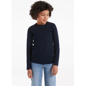 Tezenis Langarmshirt mit Rundhalsausschnitt aus Thermobaumwolle Kinder Unisex Unisex Blau Größe 8-9