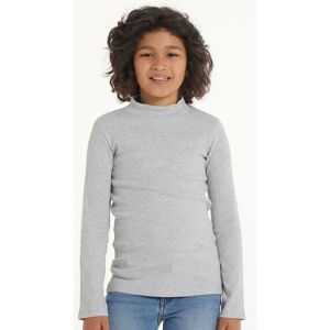 Tezenis Geripptes Unisex-Langarmshirt mit Stehkragen für Kinder Unisex Grau Größe 12-13