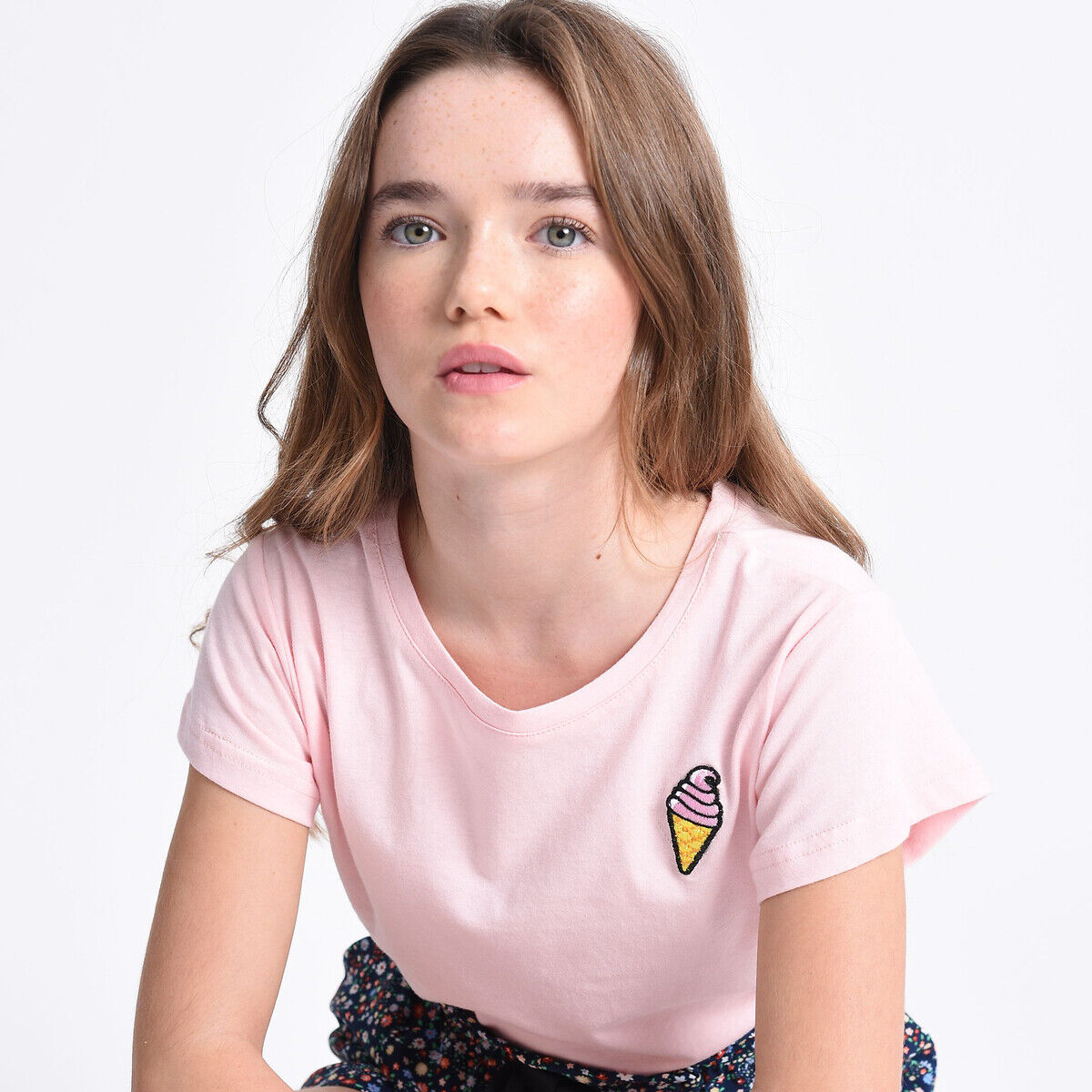 MINI MOLLY T-Shirt mit Applikation, 8-16 Jahre ROSA