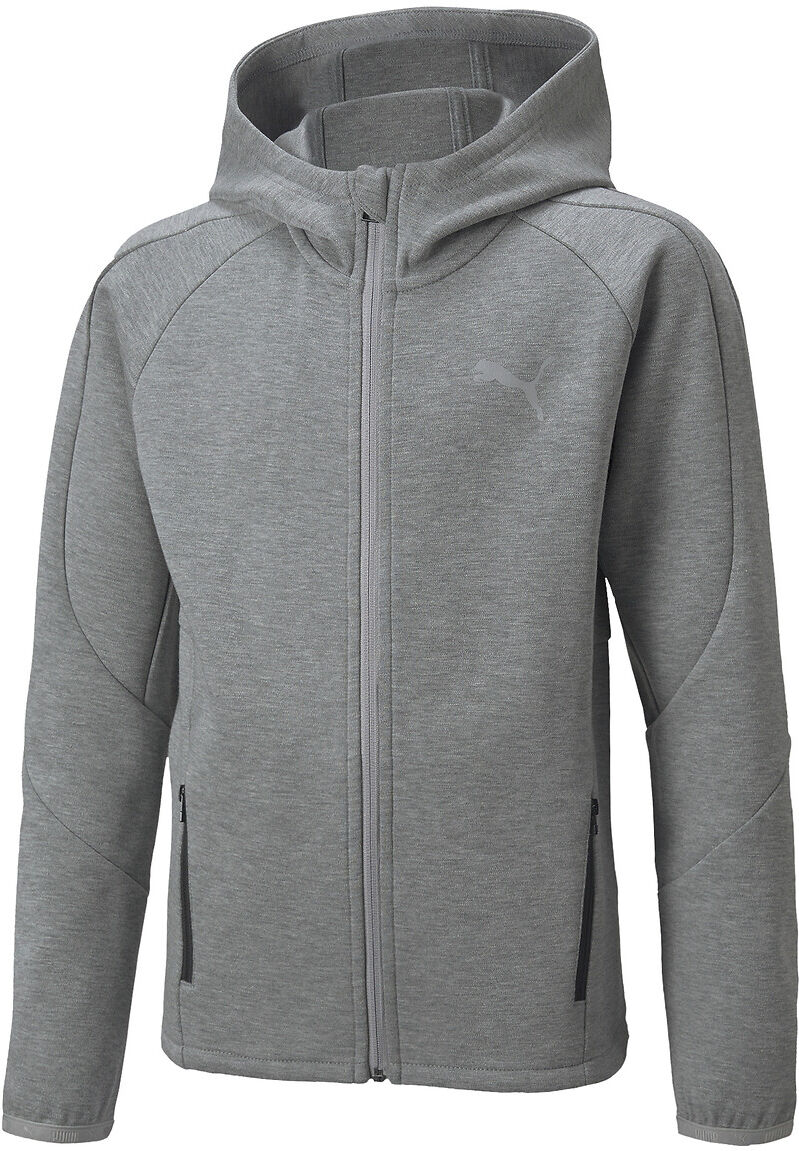 Puma Kapuzensweatjacke Evostripe, 8-16 Jahre GRAU