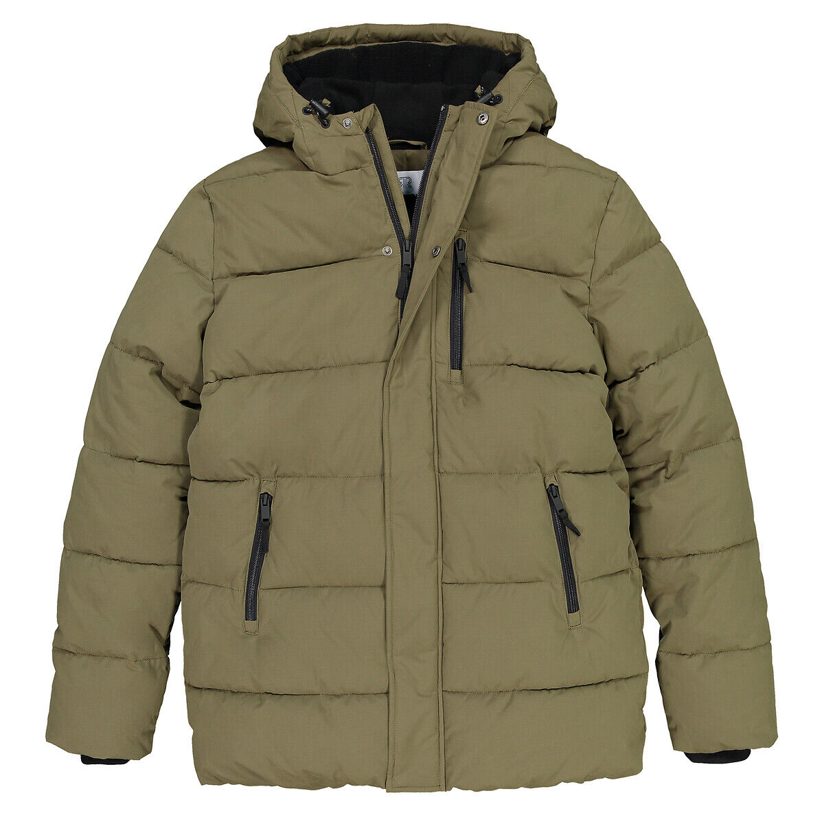 LA REDOUTE COLLECTIONS Steppjacke mit Kapuze, 10-18 Jahre GRÜN