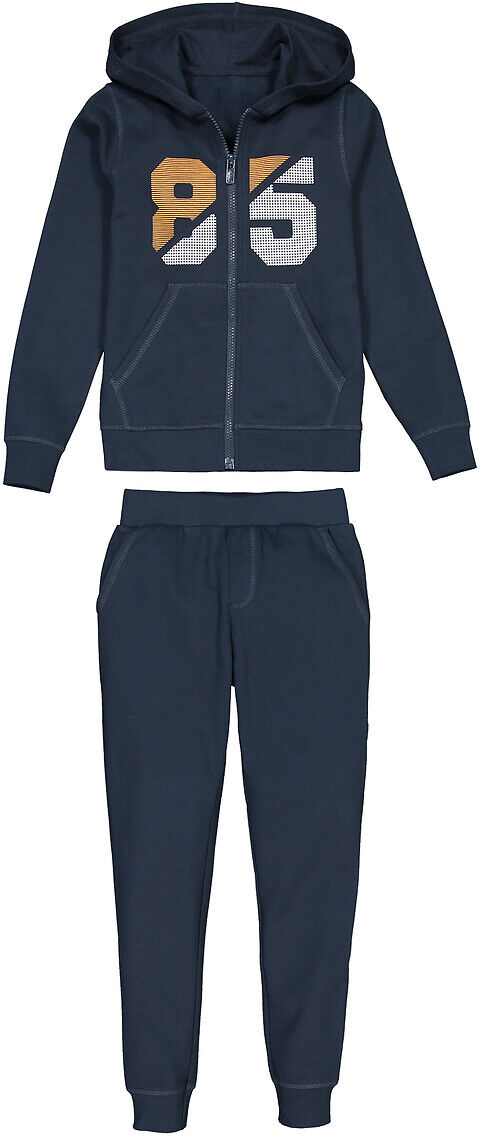 LA REDOUTE COLLECTIONS 2-teiliger Trainingsanzug, Sweatware, Bio-Baumwolle, 3-14 Jahre BLAU