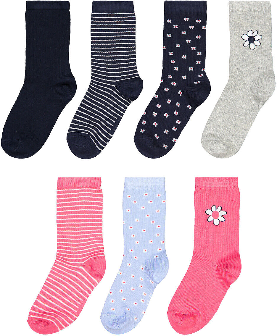 LA REDOUTE COLLECTIONS 7er-Pack Socken, Gr. 23/26-35/38 MEHRFARBIG