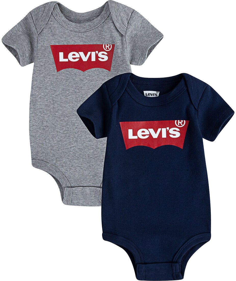 LEVI'S KIDS 2er-Pack Bodys GRAU