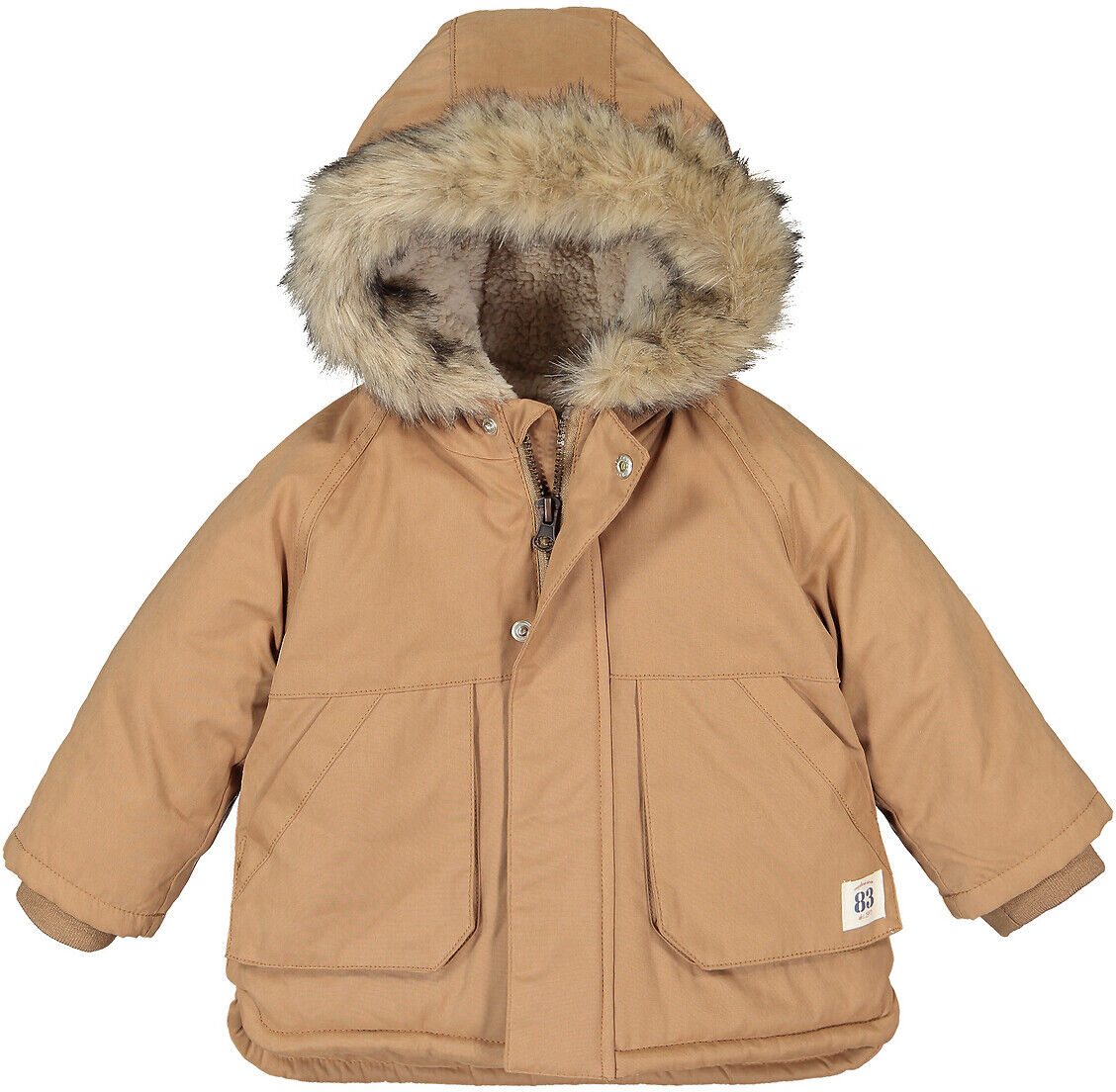 LA REDOUTE COLLECTIONS Warme Steppjacke mit Kapuze BRAUN