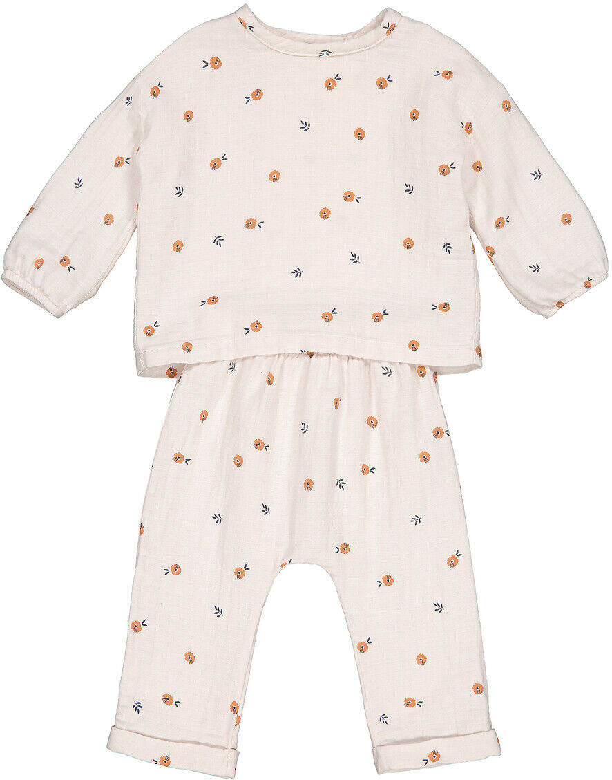 LA REDOUTE COLLECTIONS Set aus Bluse und Pumphose BEIGE