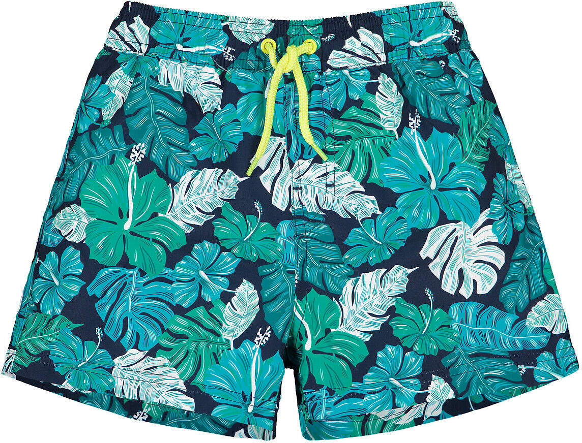 LA REDOUTE COLLECTIONS Badeshorts, bedruckt "Blätter", 3-12 Jahre BLAU