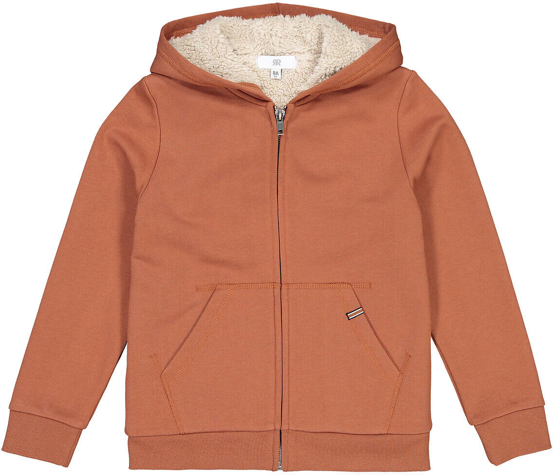 LA REDOUTE COLLECTIONS Sweatjacke mit Reissverschluss, 3-12 Jahre BRAUN;BLAU;GRAU