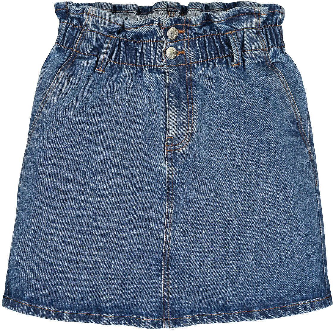 LA REDOUTE COLLECTIONS Gerader Jeansrock, 10-18 Jahre BLAU