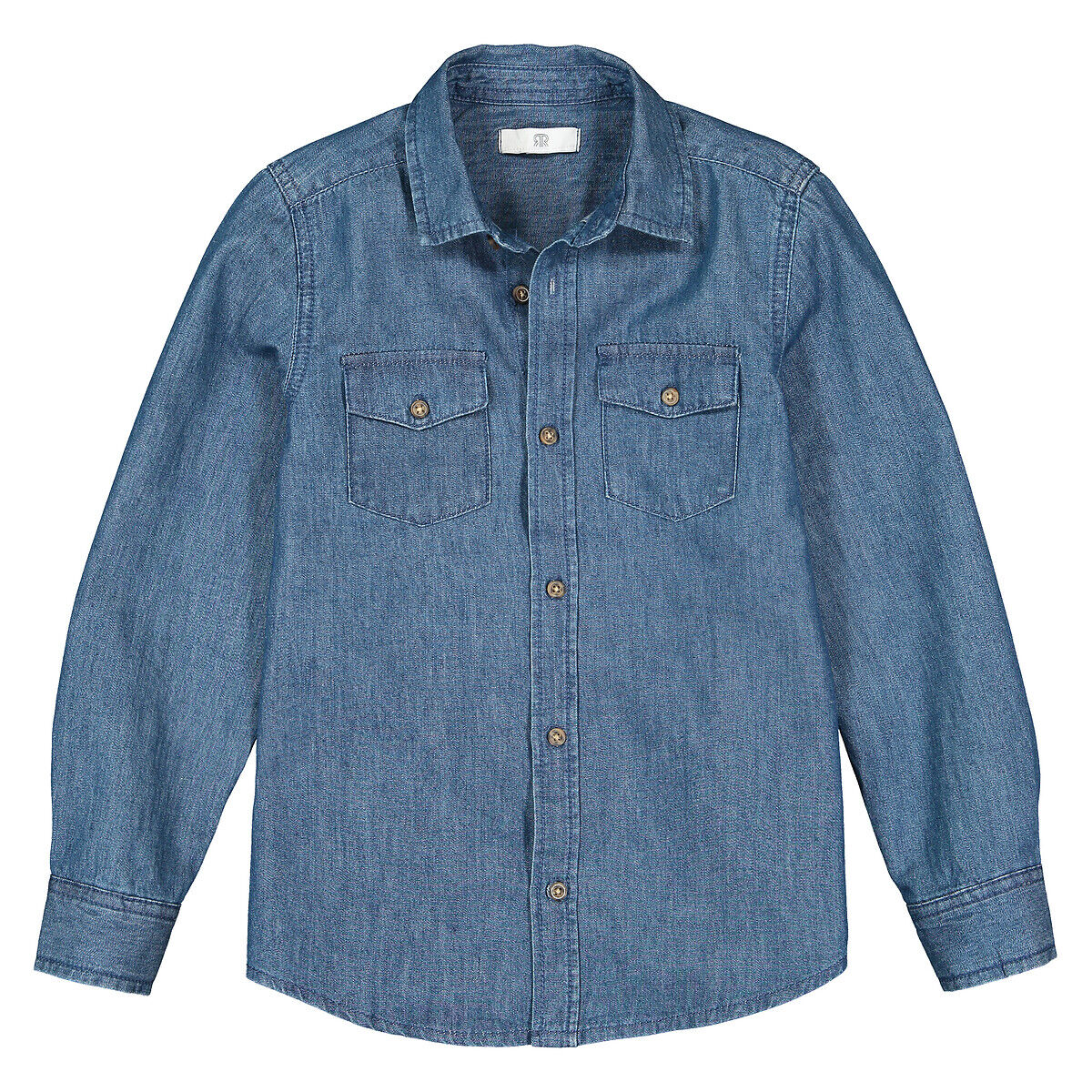 LA REDOUTE COLLECTIONS Jeanshemd, 3-12 Jahre BLAU