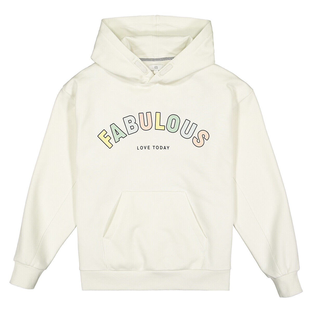 LA REDOUTE COLLECTIONS Kapuzensweatshirt mit weiter Schnittform, 10-18 Jahre BEIGE