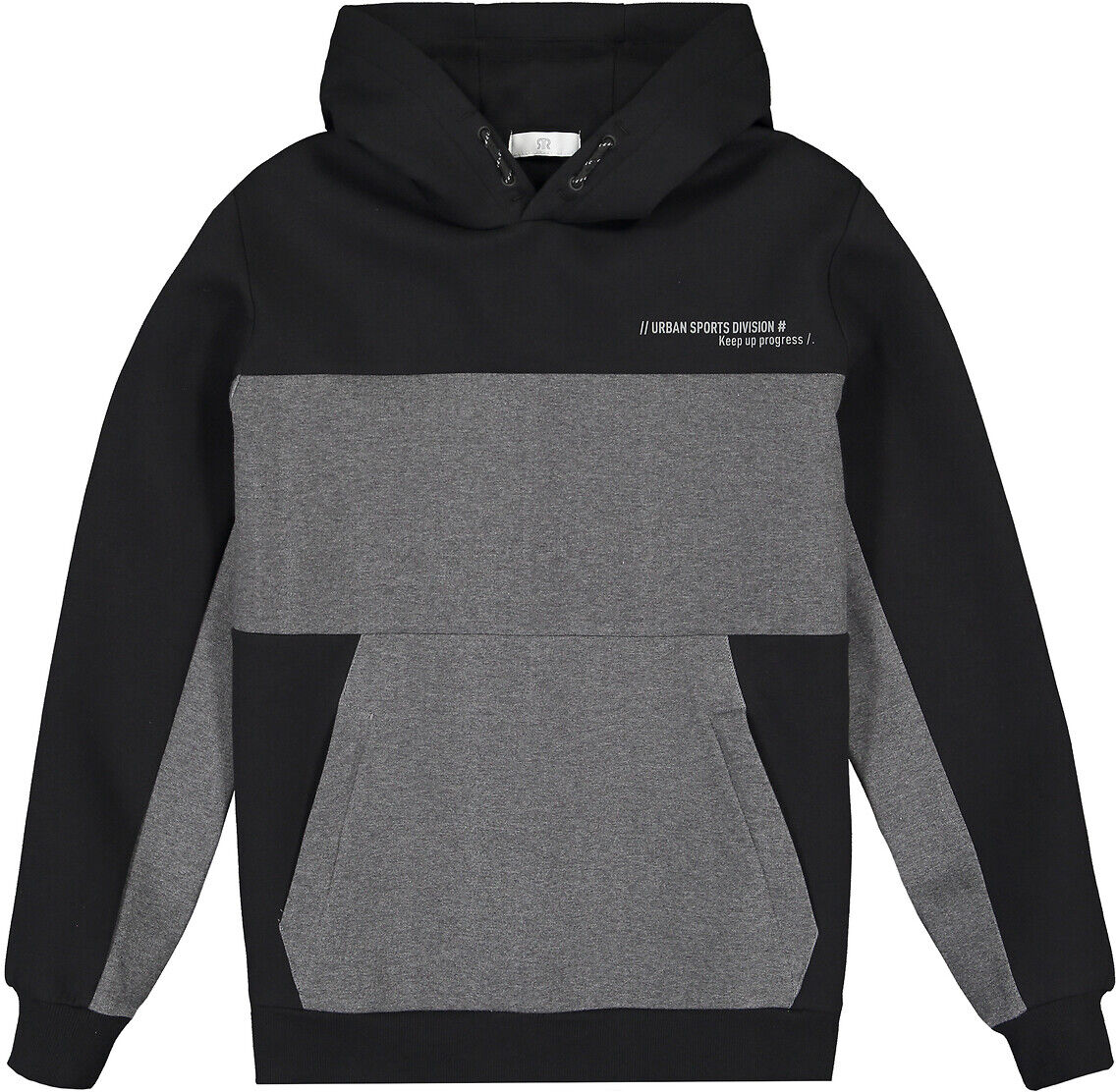 LA REDOUTE COLLECTIONS Kapuzensweatshirt, 10-18 Jahre GRAU