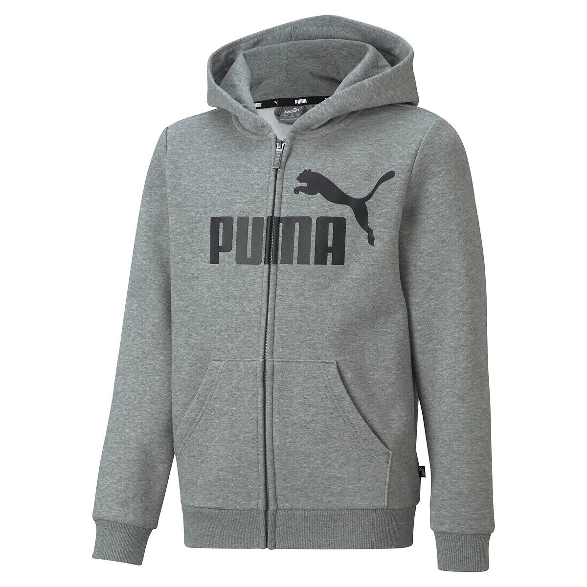 Puma Sweatjacke mit Kapuze, 8-16 Jahre SCHWARZ;GRAU