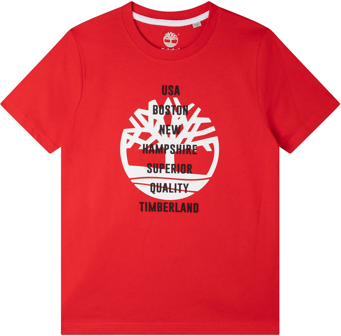 Timberland T-Shirt, 8-16 Jahre ROT;WEISS