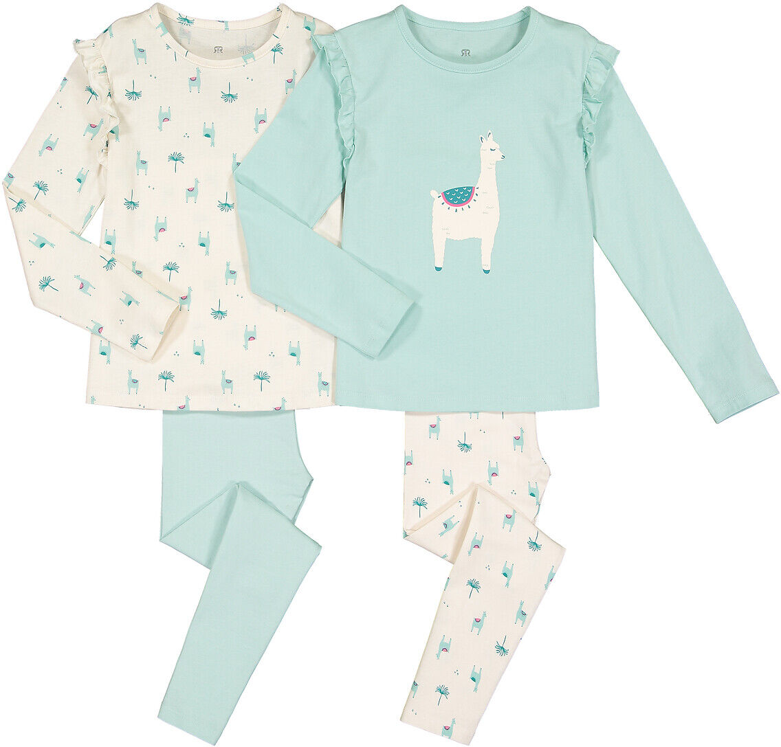 LA REDOUTE COLLECTIONS 2er-Pack Pyjamas, Bio-Baumwolle, 3-12 Jahre ROSA