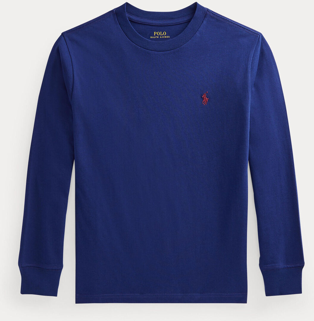 POLO RALPH LAUREN Shirt mit langen Ärmeln, 6-14 Jahre BLAU;ROT