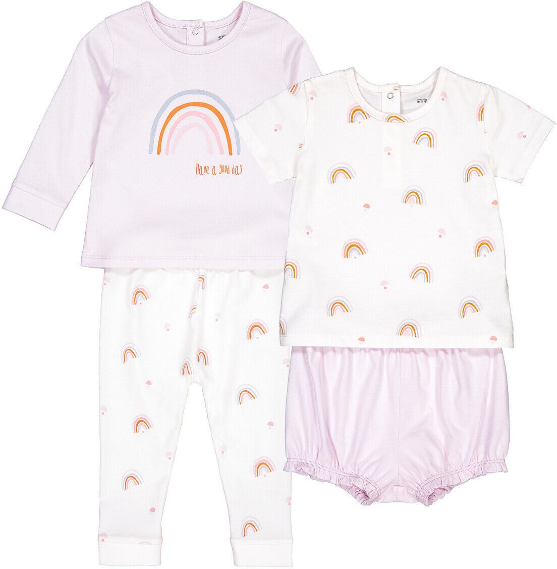 LA REDOUTE COLLECTIONS 2er-Set 2-teilige Pyjamas, Bio-Baumwolle, 6 Monate-4 Jahre ANDERE