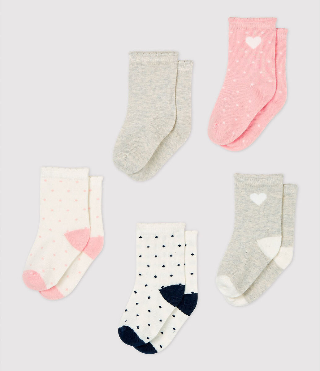 PETIT BATEAU 5er-Pack Socken, Gr. 15/18-23/26 MEHRFARBIG