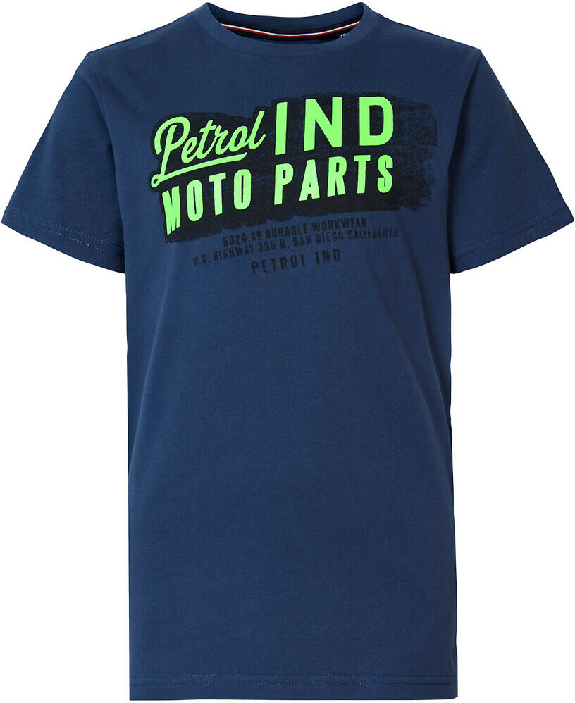 PETROL INDUSTRIES T-Shirt, kurze Ärmel, 8-16 Jahre BLAU