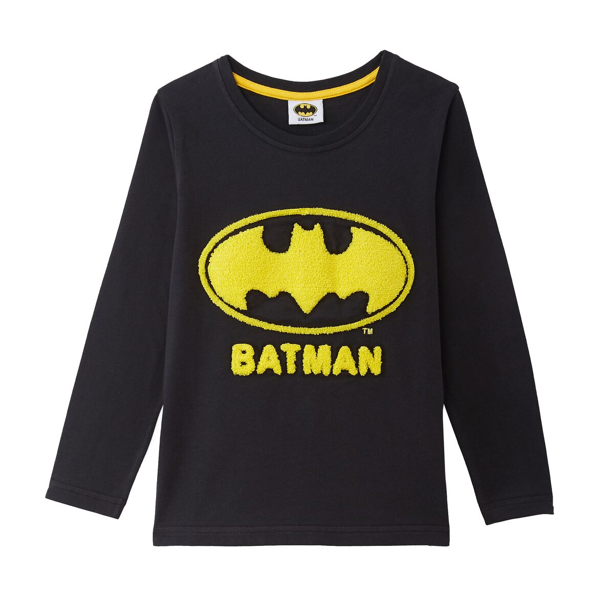 BATMAN Longsleeve, 6-12 Jahre SCHWARZ