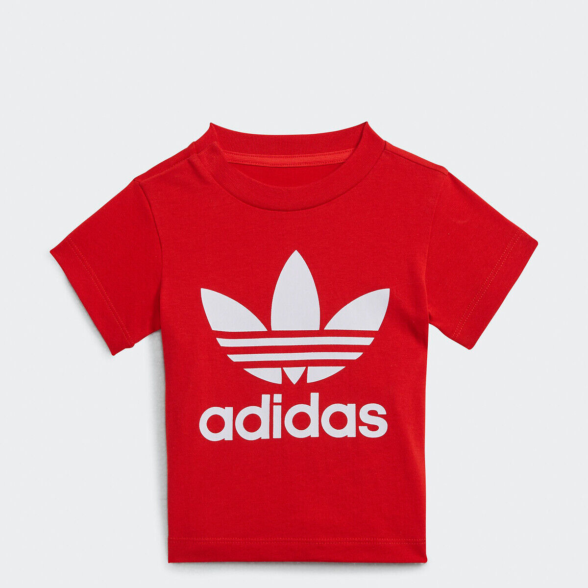 Adidas T-Shirt Trefoil, 3 Monate-4 Jahre ROT