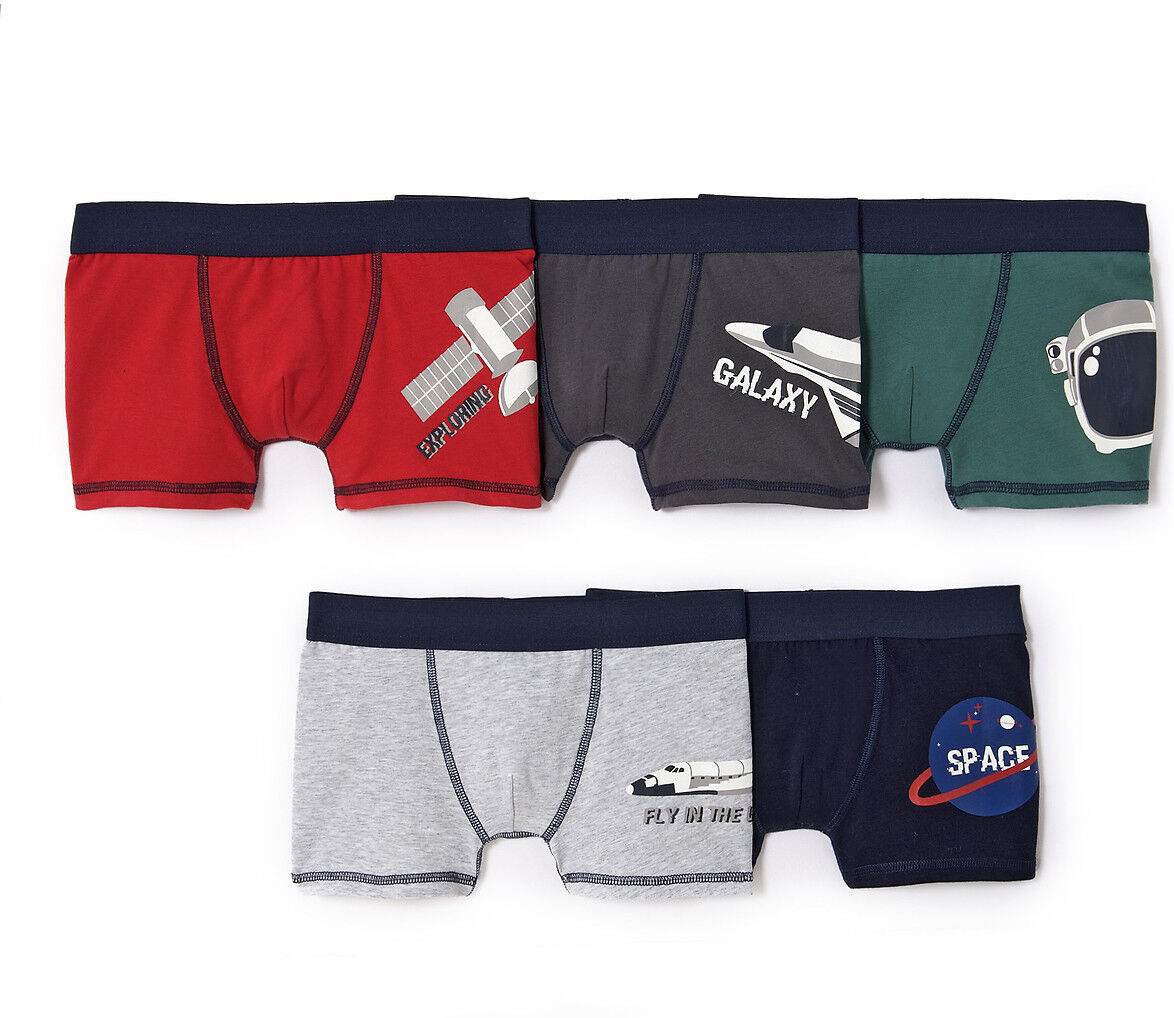 LA REDOUTE COLLECTIONS 5er-Pack Boxer-Shorts mit Weltraum-Prints 2-12 Jahre MEHRFARBIG