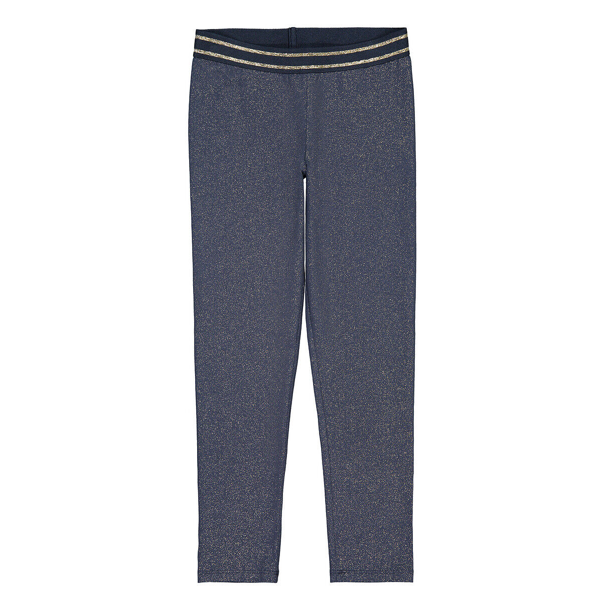 LA REDOUTE COLLECTIONS Leggings mit Glanzakzenten, 3-12 Jahre BLAU;SCHWARZ