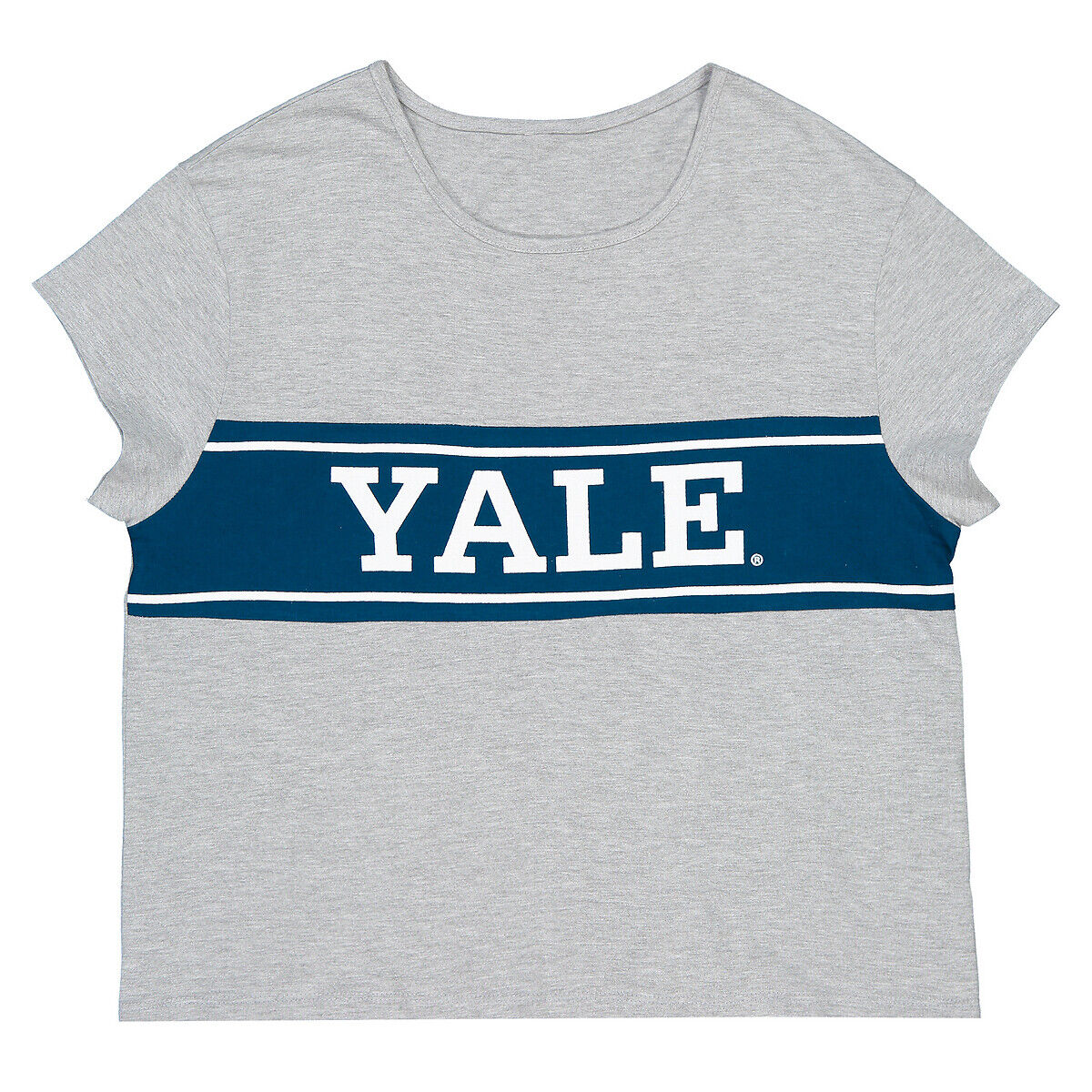 YALE Cropped Shirt mit kurzen Ärmeln, 10-18 Jahre GRAU