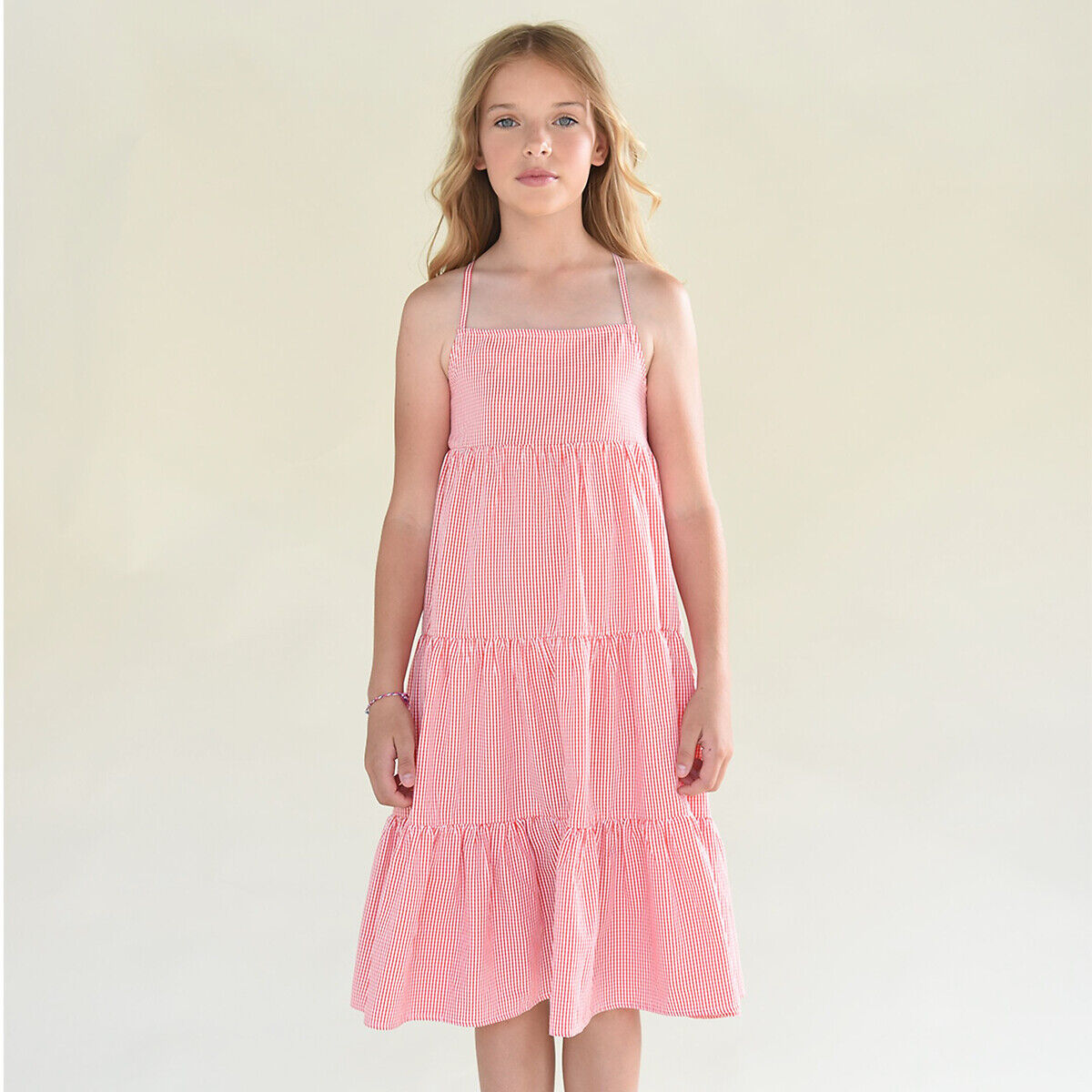 MINI MOLLY Kleid mit Vichykaro 8-16 Jahre ROT