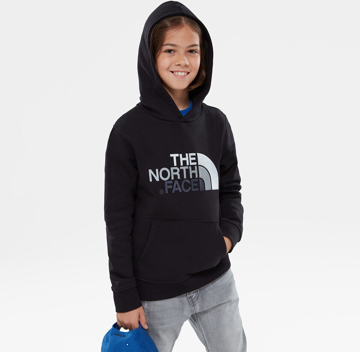 THE NORTH FACE Kapuzensweatshirt, 6-18 Jahre SCHWARZ