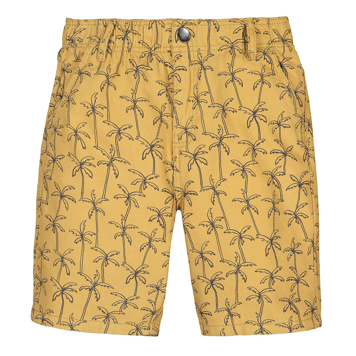 LA REDOUTE COLLECTIONS Shorts mit Palmenmuster, 3-14 Jahre BRAUN