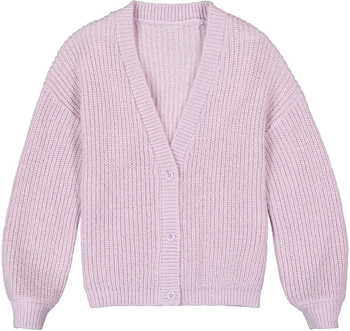 LA REDOUTE COLLECTIONS Grobstrickjacke mit grossem V-Ausschnitt, 3-12 Jahre ROSA