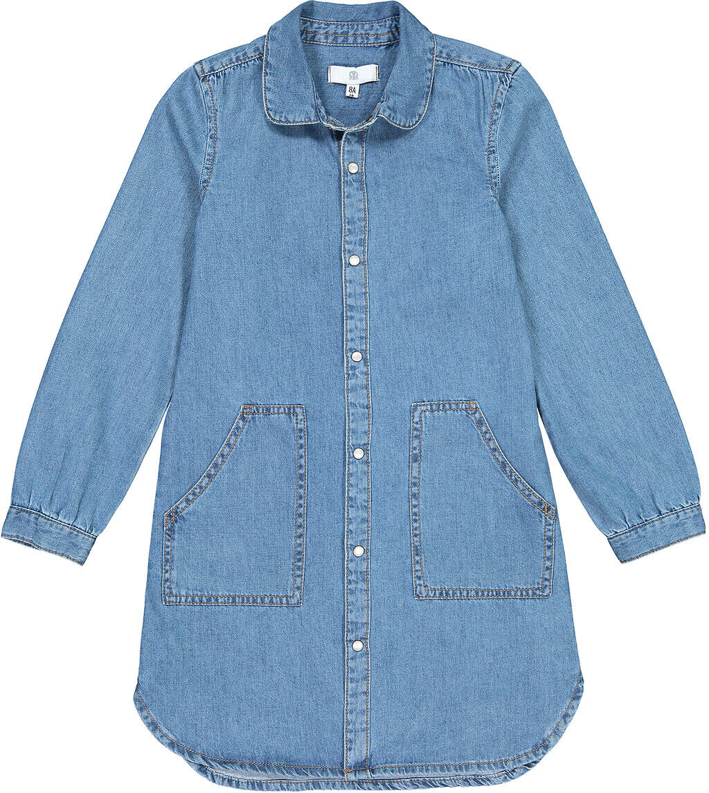 LA REDOUTE COLLECTIONS Jeanskleid, gerade Form, 3-12 Jahre BLAU