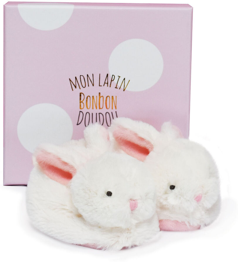 DOUDOU ET COMPAGNIE Baby Hausschuhe Hase ROSA