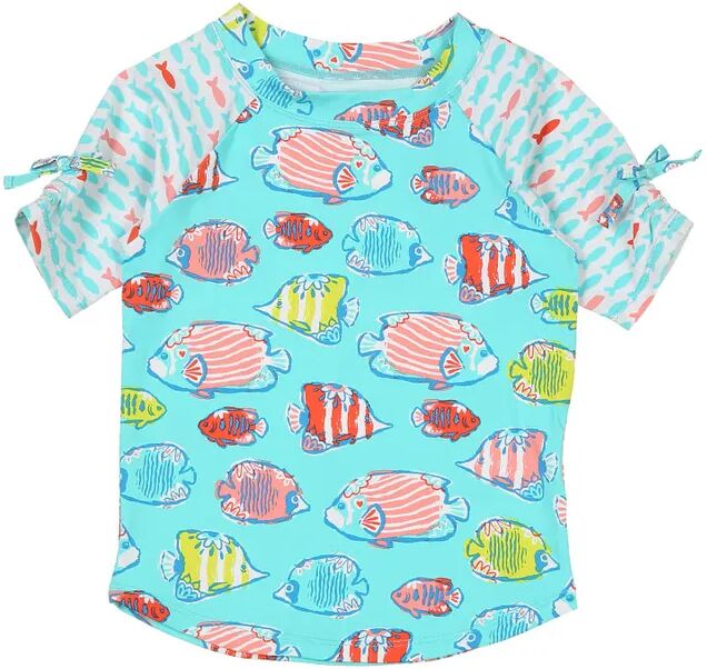 Hatley Badeshirt COLOURFUL FISHES in türkis