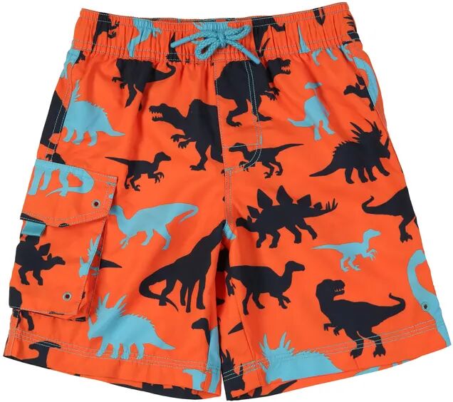 Hatley Badeshorts DINO SILHOUETTES in orange