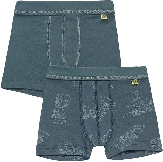 Sanetta Boxershorts BUILDING 2er-Pack in bering sea