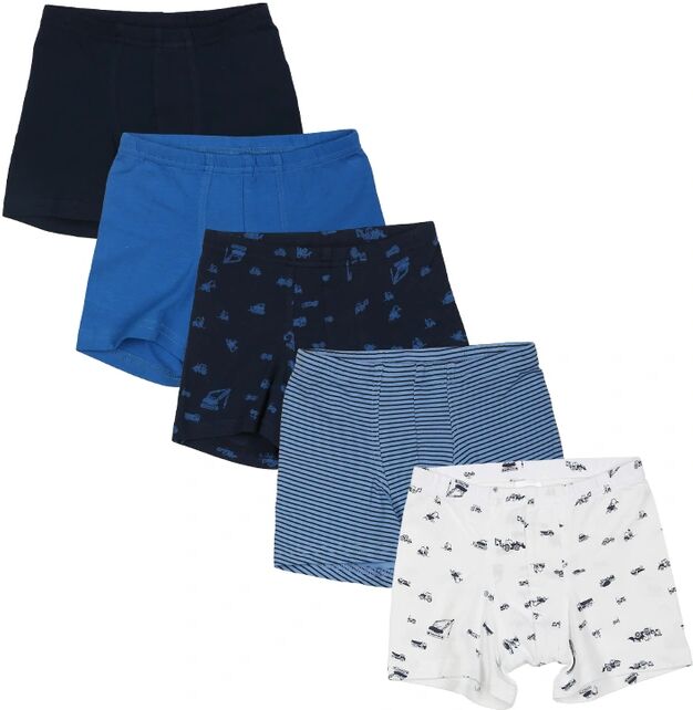 Schiesser Boxershorts CLASSICS – BAGGER 5er Pack in blau/weiß