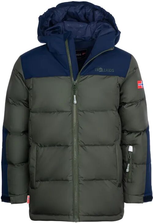 TROLLKIDS Daunenjacke KIDS NARVIK in forest green/navy